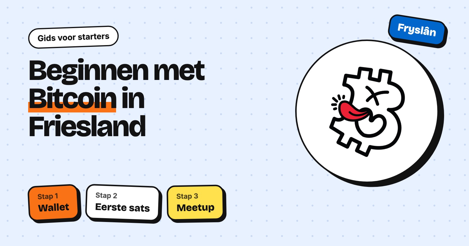 Beginnen met Bitcoin in Friesland: wallet, eerste sats en meetup